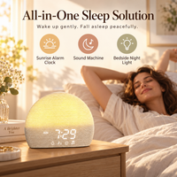 Sunrise Simulation Alarm Clock – Wake-Up Light with White Noise & Sleep Sounds