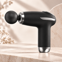 Mini Massage Gun – Portable Deep Tissue Percussion Massager with 4 Heads