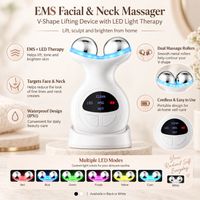 EMS Facial & Neck Massager – V-Shape Lifting Device with LED Light Therapy