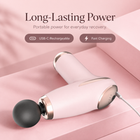 Mini Massage Gun – Portable Deep Tissue Percussion Massager with 4 Heads