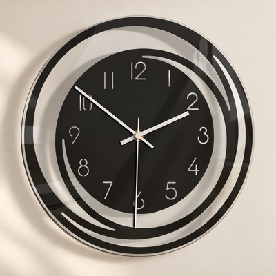 Modern Acrylic Wall Clock – Minimalist Nordic Round Design, Silent Movement