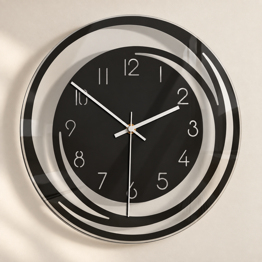 Modern Acrylic Wall Clock – Minimalist Nordic Round Design, Silent Movement