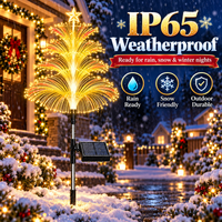Solar Fiber Optic Christmas Tree Light – Color-Changing Outdoor Fountain Light